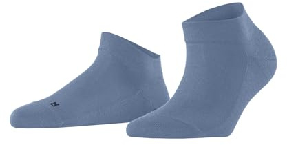 FALKE Damen Sneakersocken Sensitive London W Sn Baumwolle kurz einfarbig 1 Paar, Blau Sky Blue 6876, 39-42