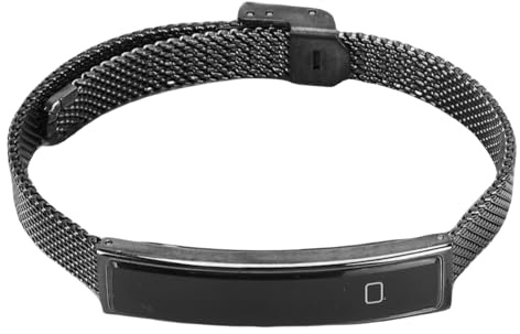 ASHATA Smart Armband für Männer Frauen, Aktivitätsfitness Tracker, Bluetooth Telefon Fernauslagerungsabdichtung, App, Mehrere Sportmodi (Black)
