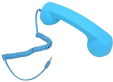 Tragbarer Telefonempfänger, eine Taste, die das Retro -Cellone -Strahlungstest Telefon für Smartphone Serviert (Himmelblau)
