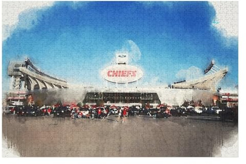 Puzzles Für Erwachsene1000pcs(75x50cm) Arrowhead Stadium Anti-Stress-Puzzles – Stressabbau – Einzigartige Geburtstagsgeschenke 1000pcs(75x50cm)