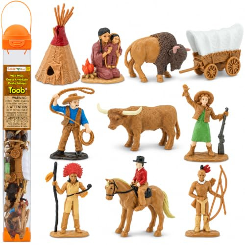 Safari SF680904 - Tube mit Sammelfiguren - Wilder Westen