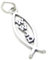 Was würde Jesus tun Sterling Silber Charm WWJD .925 x 1 Holy Fish Charms