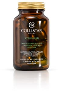 Collistar Anti-Cellulite-Kapseln mit Koffein+Escin, Einzeldosis-Kapseln zur äußerlichen Anwendung, die das Erscheinungsbild der„Orangenhaut“reduzieren, perfekt für die professionelle Massage,14Kapseln