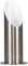 MiniSun | Modern Brushed Chrome Uplighter Wall Wash Lamp | Table Lamps, Home Décor & Improvement Essential | Includes Thermal Plastic 5W Cool White High Power Frosted Lens Bulb