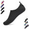 SAGUARO Damen Herren Badeschuhe Wasserschuhe Schwimmschuhe Männer Frauen Barfußschuhe für Strand,Pool,Meer,Wassersport,Surfen,Aqua Cycling,Segeln,Bootfahren,Windsurfen(Schwarz,36/37 EU)