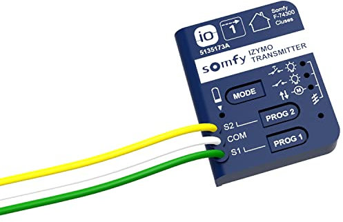 Somfy 1822609 - Unterputzsender io | Sender zur Bedienung von io-Produkten | Kompatibel mit Tahoma (Switch)