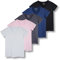 Lot de 5 t-Shirts de Sport à Manches Courtes et col en V pour Femme, Coupe sèche, évacuation de l'humidité, Haut de Yoga (Grandes Tailles Disponibles), Lot 6, XXL