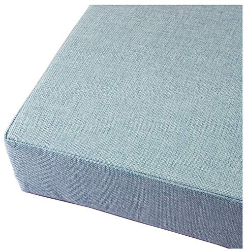 Gartenbankauflage Bankauflage Bankkissen Sitzkissen Polsterauflage Sitzpolster Gartenpolster Pflegeleicht Palettenkissen Pallettensitzkissen Bankauflage Stuhlkissen -Hellblau 120x35x5cm(47x14x2in)