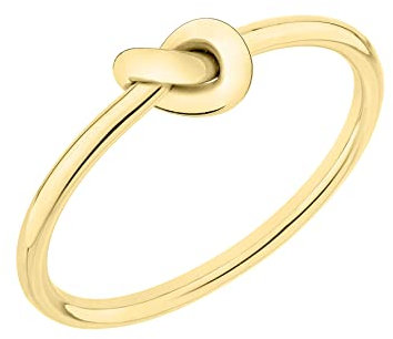 Liebeskind Berlin Ring LJ-1058-R-54 Edelstahl IP gold