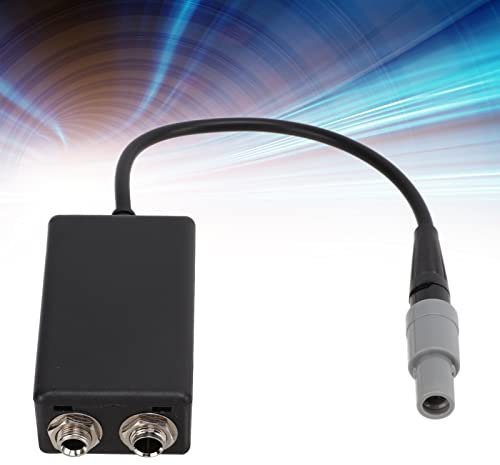 Tefola Luftfahrt-Headset-Adapter, Dual für GA-Buchse auf LEMO 6-poligen Stecker-Adapter