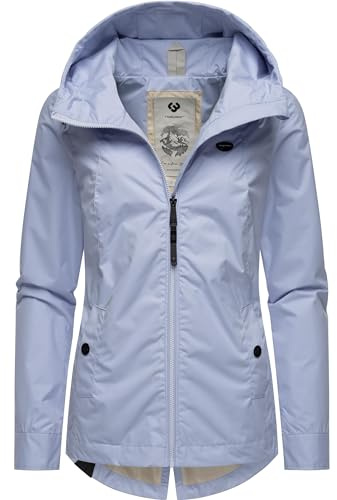 Ragwear Damen Übergangsjacke Monade Übergang wasserdicht mit großer Kapuze