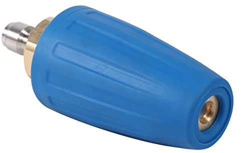 Ugello Turbo Rotante a Connessione Rapida 1/4, Ugello Idropulitrice Rotante 3000PSI Ugello Turbo Idropulitrice in Acciaio Inossidabile per Pulizia di Superfici in Cemento Armato