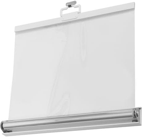 Mikinona Freezer Window Curtain Supermarket Display Cabinet Shade Long-Lasting Plastic Roller Shades for Enhanced Visibility
