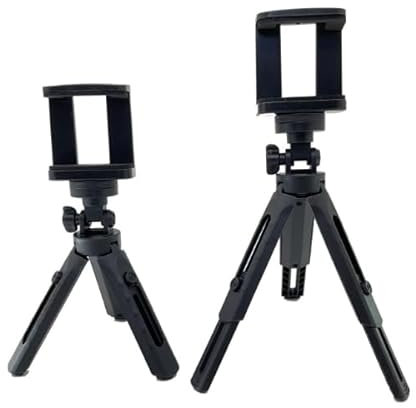 Generic Mini Smartphone Tripod, Black, ABS, Compatible with Smartphone, Ball Heads, 14.5cm