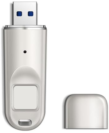 Clé USB cryptée sécurisée par empreintes digitales - 8 à 256 Go - Transfert de données haute vitesse - Zones de cryptage personnalisables