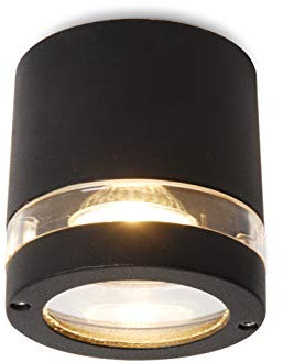 Eco Light Moderne Deckenleuchte Focus, Ohne Leuchtmittel, IP44 für den Außenbereich 6042 GR, Anthrazit