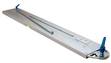 Verstellbarer Bauwinkel 100 cm, klappbar, stufenlos 0-120°, Rastung, Alu | Schenkellänge 100 cm – stufenlos 0-120° mit Rastung bei 15/30/45/60/90/120° und justierbarer Horizontallibelle