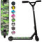 Land Surfer Stunt Scooter - Stunt Roller für Kinder ab 8 Jahren und Junge Erwachsene mit 360 Grad Deck, 100 mm High PU-Räder mit ABEC-9 Kugellager und Geschenkbox - Camouflage Grün