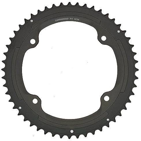 Campagnolo Super Record Plato, 4 Brazos, 53, Multicolor, M