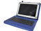 Theoutlettablet® Funda con Teclado extraíble en español (Incluye Letra Ñ) para Tablet Bq Aquaris M10 / Bq Edison 3 / Woxter QX105-103 / Samsung Galaxy Tab A 10.1 / Color Azul