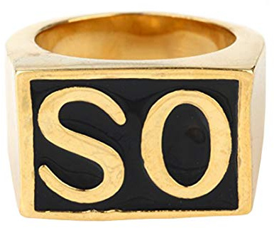 HIJONES Schmuck Herren Edelstahl Biker Ringe SO/NS/SONS Weinlese