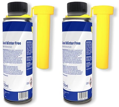 Mr.Perfect® - Winterfree für Diesel | 2x250ml Diesel Additiv | Hoch ergiebig 1:200 | Frostschutz bis -33 Grad | Diesel Frostschutz für Dieselmotoren & Heizsysteme | Fließverbesserer