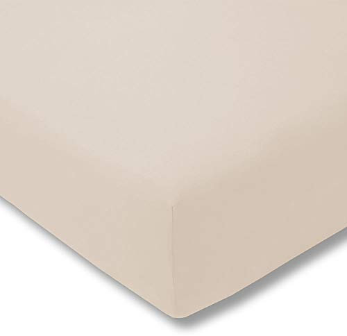 ESTELLA Spannbetttuch Feinjersey | Puder