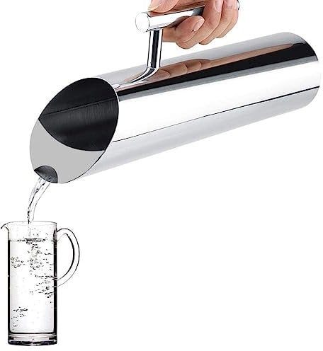 Edelstahl-Wasserkrug mit Eiswächter Kalttrinkkrug Home Hotel Servierwerkzeug Teekessel(2L)