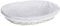 HERSIG - Bandeja Mimbre Natural | Cesta Mimbre Ovalada con Forro, sin Asas - 45 x 33 x 7 cm - Blanco