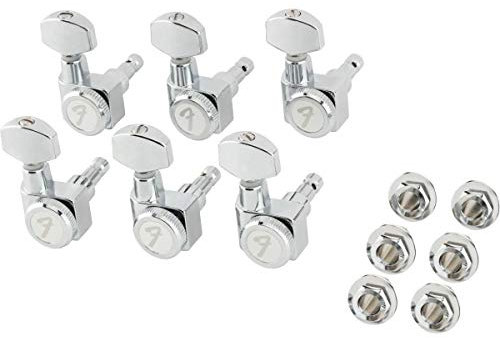 Fender Locking Machine Heads for Stratocaster/Telecaster® Tuners with Short Shaft, Chrome