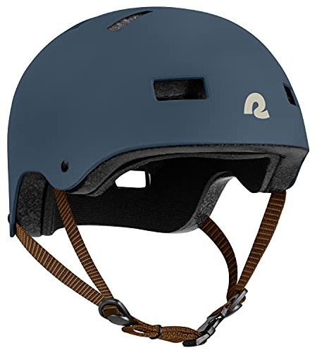Retrospec Dakota Bicycle / Skateboard Helmet for Adults - Commuter, Bike, Skate, Scooter, Longboard & Incline Skating - Highly Protective & Premium Ventilation- Large - Matte Navy