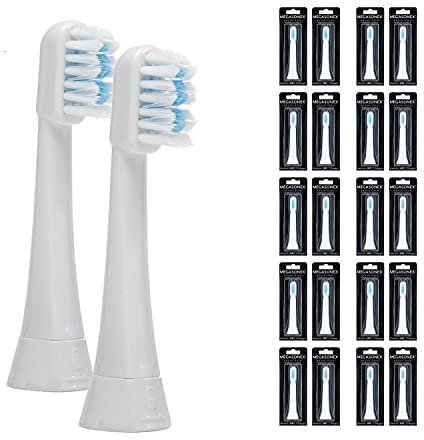 20x Megasonex Bürstenköpfe zick zack - medium