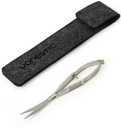 VORESTIC Aquarium Federschere 16cm, Aquarium Schere mit Federmechanismus, Spring Scissors Aquarium, Terrarium Schere, Aquascaping Schere für Aquarium Pflanzen