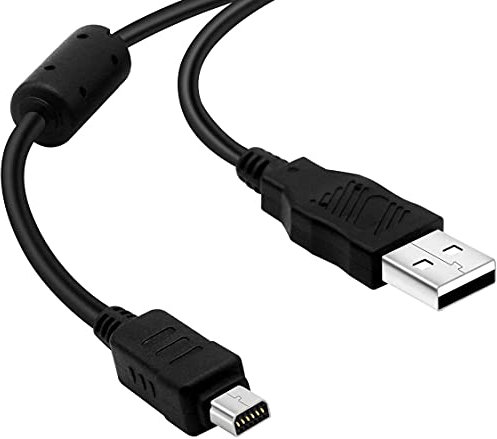 Brendaz Câble USB pour appareil photo compatible avec Olympus CB-USB5 CB-USB6 CB-USB8, câble de charge de données USB, compatible avec appareil photo numérique Olympus (liste ci-dessous dans la