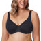 AISILIN Women's Minimiser Bra Underwire Non Padded Plus Size Full Coverage T Shirt Bra Black 42G