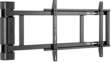 ynVISION.DESIGN Soporte de montaje en pared oscilante para televisores de 32 a 75 pulgadas | Bisagra | Columpios abiertos hasta 180 grados con 1 dedo para un fácil servicio de televisión