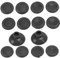 Tapa Thumb Grip Altura Ajustable Rocker Cap Grips Cover Joystick para One Gamepad (Verde) (Negro)