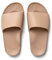 ARCHIES Arch Support Slides – Orthotic Recovery Sandals for Plantar Fasciitis Relief, Foot Pain & Heel Pain – Lightweight, Cushioned, Shock-Absorbing Slides for Walking, Standing, Tan (UK 6)