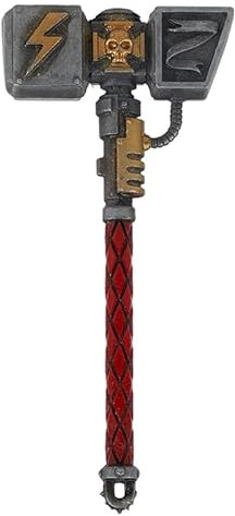Starforged Warhammer 40000 Thunderhammer & Thunderhead Porte-clés Space Marines Astartes WH40 Bijoux, Rouge, taille unique