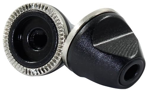 Hitefu 2 Stück Mountainbike-Schnellspannhebelmutter, M5-Schraube, rutschfeste Mutter für Mountainbike, ideal für Rennrad-Modifikationen mit festem Getriebe