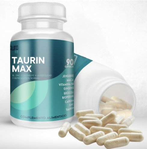 Testosterona Hombre | Fuerza · Energía · Resistencia | Pre Entreno · Musculación | Potenciador Sexual · Bienestar | Maca + Zinc + Ginseng + Taurina + Vitamina B6 | 90 cápsulas
