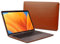 Dreem Euclid MacBook Pro Case - Housse Rigide pour Ordinateur Portable 15 Pouces MacBook Air 2023 (M2), Cuir végétal de Luxe, Couverture supérieure et inférieure - Caramel