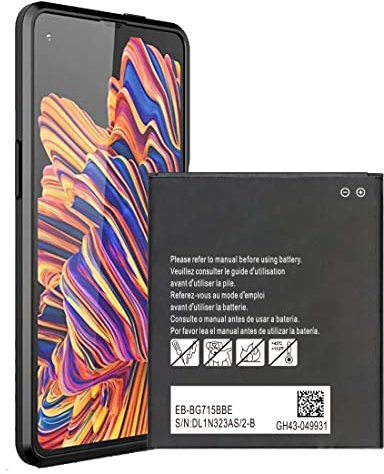 [4500mAh] Akku für Galaxy Xcover Pro verbesserter Hochleistungs-Ersatzakku, passend für Samsung Galaxy Xcover Pro/Xcover 6 Pro EB-BG715BBE G715F GH43-04993A SM-G715 SM-G715U Akku.ohne NFC