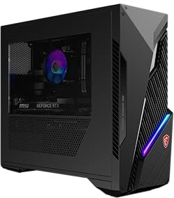MSI Mag Infinite S3 14NUD7-1801ES - PC Gaming, Intel Core i7-14700F, RTX 4060 Ti-8G, 16GB RAM DDR5, 1TB SSD, 80+ Bronze PSU, Wi-Fi 6E, Free Due - Nero