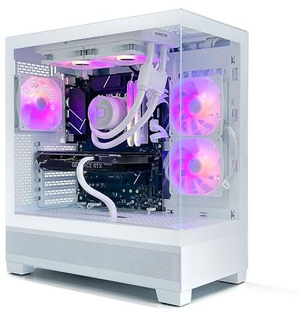 INFOMAX | PC Gamer Rainbow - Processeur Intel Core i7 • NVIDIA RTX 4060 8 GO • RAM DDR4 16 GO RGB • SSD 1 to • WiFi • Boîtier ARGB • Watercooling • FREEOS