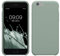 kwmobile Hülle kompatibel mit Apple iPhone 6 / 6S Hülle - Silikon Handy Case - Handyhülle weiche Oberfläche - kabelloses Laden - Rainwashed Grün