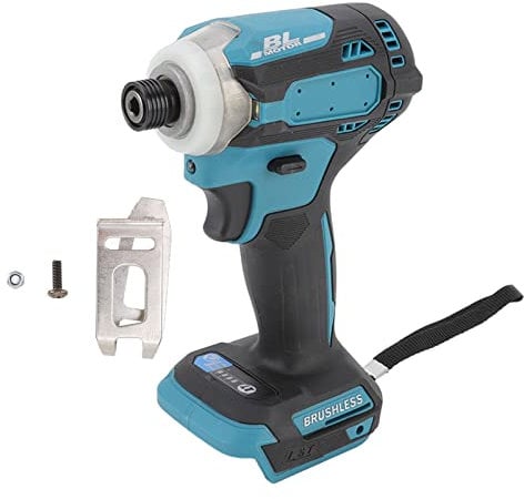 Brushless Lithium Ion Impact Driver 3 Speed Adjustable, Automatic Controller, 3 LED Lights, High Concentration Output Shaft, Portable for Woodworking and Construction (18V Battery