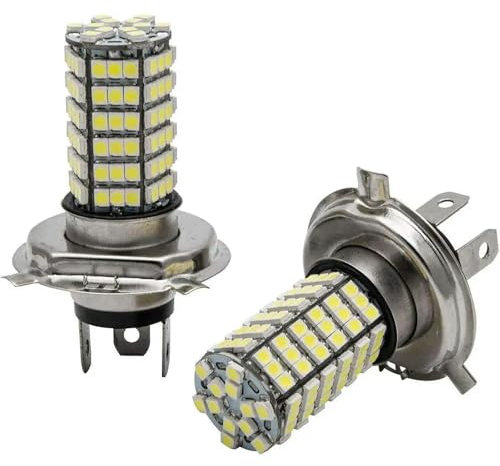 2 x H4 120 LED Nebelscheinwerfer 12 V Weiß