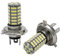 2 x H4 120 LED Nebelscheinwerfer 12 V Weiß