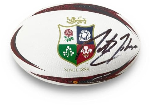 Martin Johnson Signed British And Irish Lions Rugby Ball 2025